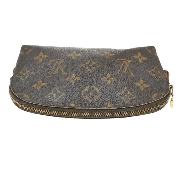 LOUIS VUITTON Pochette Cosmetic Pouch Bag Monogram Leather BN - Picture 6 of 15
